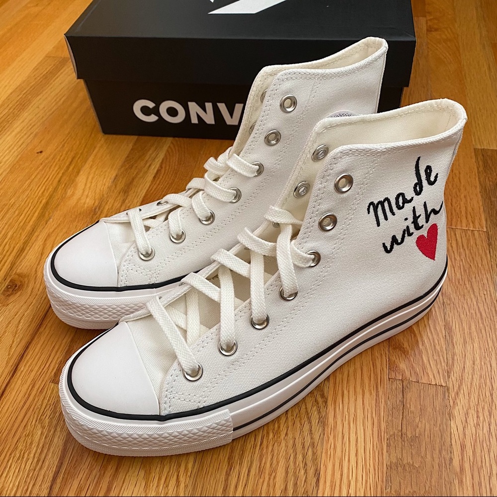 Rare Converse Chuck Taylor All Star Lift High Top Platform Women’s Sneakers - Picture 7 of 11